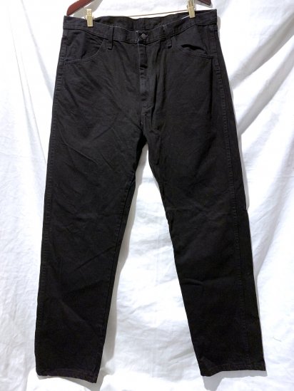 <img class='new_mark_img1' src='https://img.shop-pro.jp/img/new/icons50.gif' style='border:none;display:inline;margin:0px;padding:0px;width:auto;' />90's OLD RUSTLER Black Denim Pants (SIZE: 38 x 32)