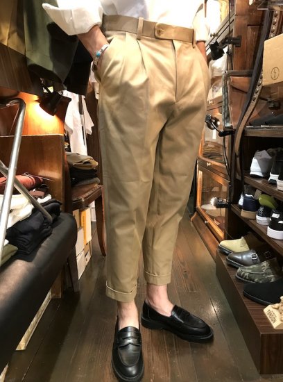 RICHFIELD T-3 Cotton Chino Trousers MADE IN JAPAN - ILLMINATE Official  Online Shop