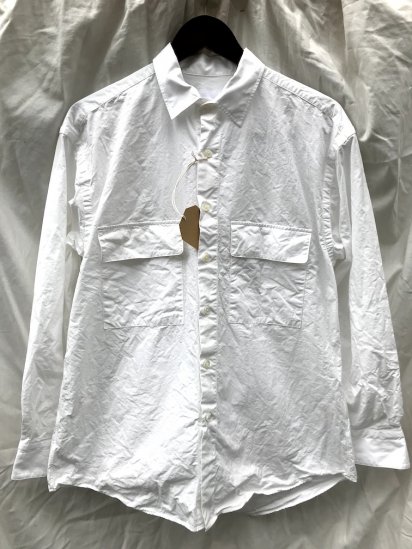 <img class='new_mark_img1' src='https://img.shop-pro.jp/img/new/icons50.gif' style='border:none;display:inline;margin:0px;padding:0px;width:auto;' />Richfield High Density Washed Flap White Shirts Made In Japan