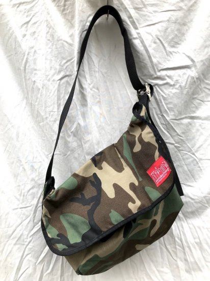 <img class='new_mark_img1' src='https://img.shop-pro.jp/img/new/icons50.gif' style='border:none;display:inline;margin:0px;padding:0px;width:auto;' />90’s Old MANHATTAN PORTAGE Messenger Bag MADE IN N.Y Woodland Camo