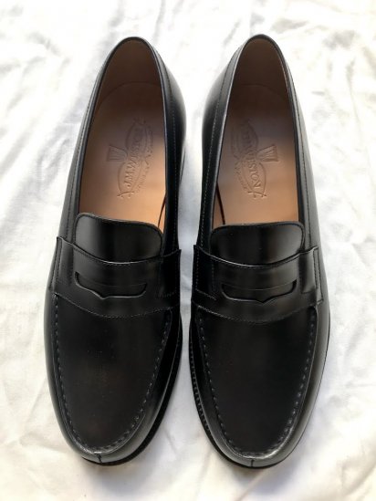J.M. WESTON 180 SIGNATURE LOAFER BLACK BOX CALF MADE IN FRANCE ...
