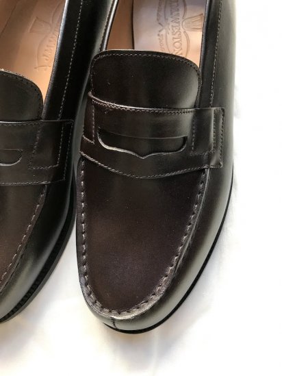 J.M. WESTON 180 SIGNATURE LOAFER BROWN BOX CALF MADE IN FRANCE - ILLMINATE  Official Online Shop