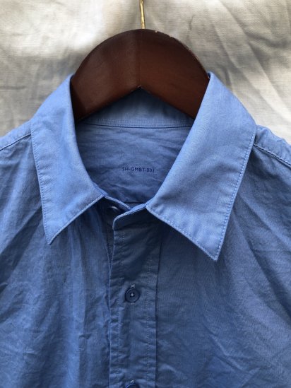 S H made in Japan  REGULAR COLLAR SHIRT  Chambray - ILLMINATE Official  Online Shop