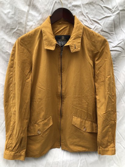 80's ~ Vintage Grenfell Golfer Jacket Made in England Mustard