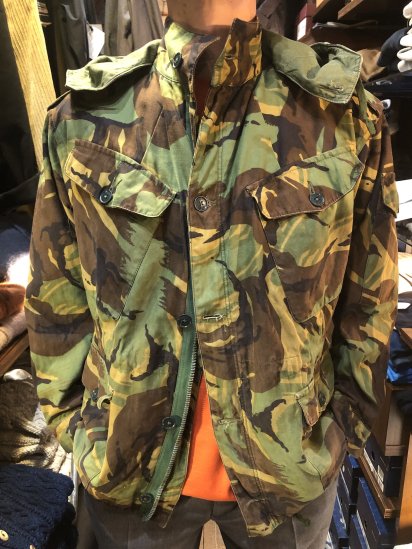 60-70's Vintage British Army 1968 Pattern Combat Smock with Original Hood  (SIZE : 2 ) - ILLMINATE Official Online Shop