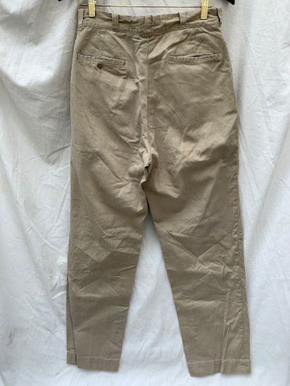 60's Vintage US Army Chino Trousers (SIZE : 31×30くらい
