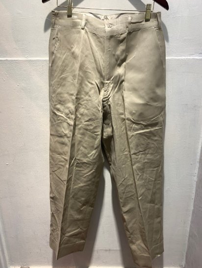 <img class='new_mark_img1' src='https://img.shop-pro.jp/img/new/icons50.gif' style='border:none;display:inline;margin:0px;padding:0px;width:auto;' />50's Vintage US Air Force Tropical Chino Trousers (SIZE : 3229餤)