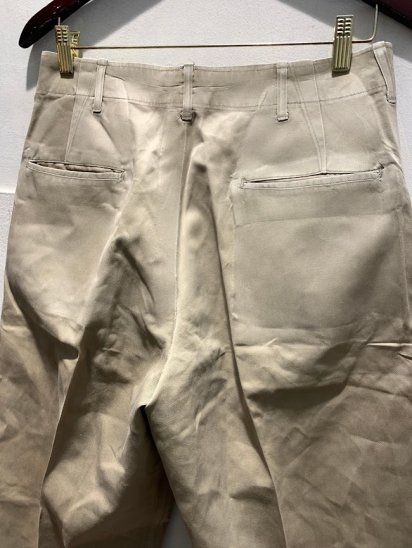 40's Vintage US Army M-45 Chino Trousers (SIZE : 31×31くらい 