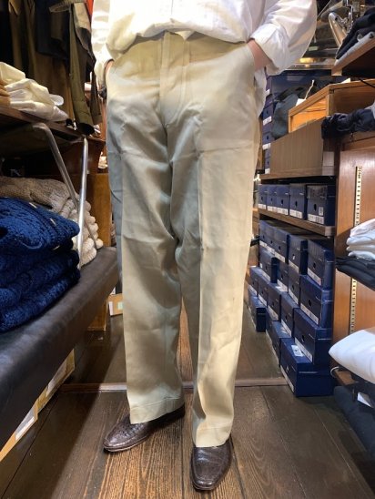 40's Vintage US Army M-45 Chino Trousers (SIZE : 31×31くらい 