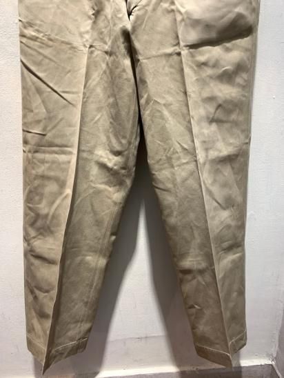 40's Vintage US Army M-45 Chino Trousers (SIZE : 31×31くらい