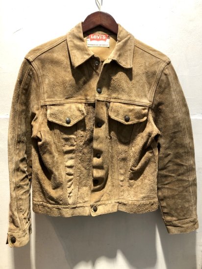 60's〜70's LEVI'S  suede jaket 3rd型　BigE