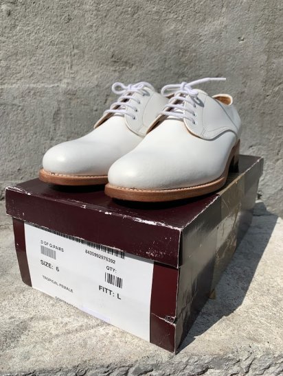 <img class='new_mark_img1' src='https://img.shop-pro.jp/img/new/icons50.gif' style='border:none;display:inline;margin:0px;padding:0px;width:auto;' />Dead Stock Royal Navy Tropical Leather Shoes (SIZE : UK 6L)