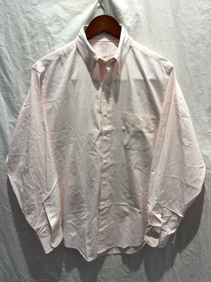 90'S Vintage Brooks Brothers Pin Oxford Button Down Shirts Made in U.S.A Light Pink (SIZE : 16-4)