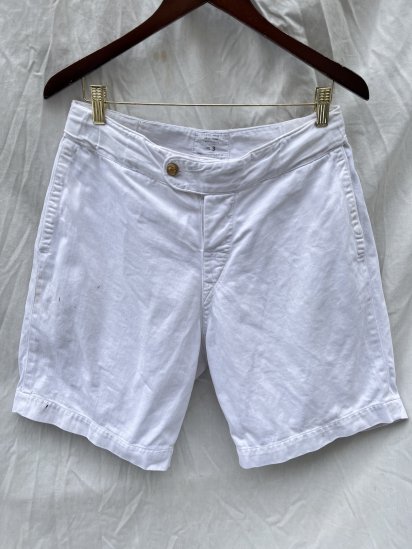 <img class='new_mark_img1' src='https://img.shop-pro.jp/img/new/icons50.gif' style='border:none;display:inline;margin:0px;padding:0px;width:auto;' />50-60s Vintage British Military PT Shorts With Stencil (SIZE : W ~32) / 3