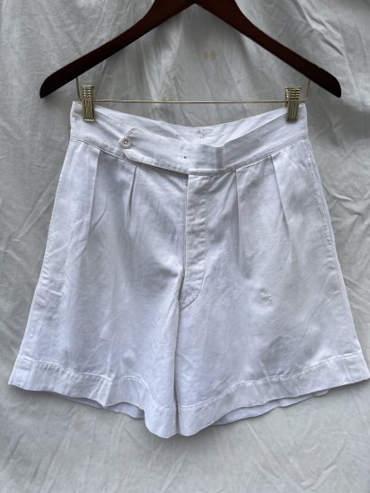 ~50's Vintage Royal Navy Tropical Officer Shorts (SIZE : W30)