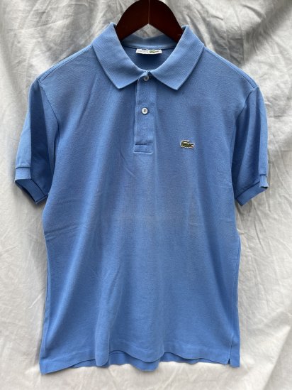 <img class='new_mark_img1' src='https://img.shop-pro.jp/img/new/icons50.gif' style='border:none;display:inline;margin:0px;padding:0px;width:auto;' />70's~ Vintage Lacoste Polo Shirts Made in France Cobalt Blue (SIZE : 4)