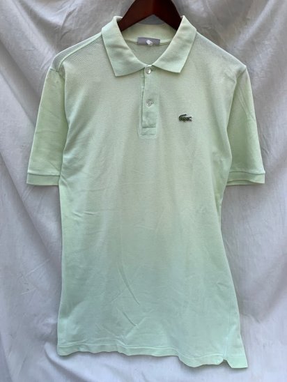 <img class='new_mark_img1' src='https://img.shop-pro.jp/img/new/icons50.gif' style='border:none;display:inline;margin:0px;padding:0px;width:auto;' />70's ~ Vintage Lacoste Polo Shirts Made in France Pistachio (SIZE : M~L)