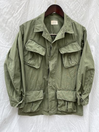 60's Vintage US Army Rip-Stop Jungle Fatigue Jacket 