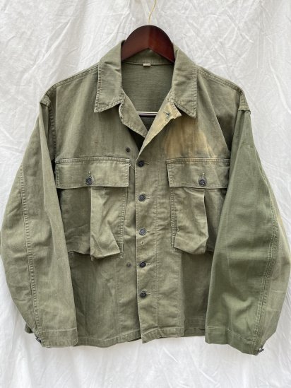 40's Vintage US Army M-43 HBT Jacket (SIZE : 36R) - ILLMINATE 