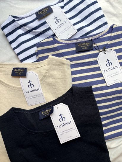 Le Minor Short Sleeve Breton Shirts Made in France 