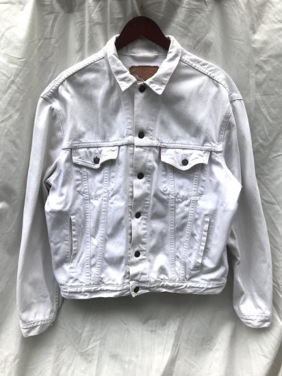<img class='new_mark_img1' src='https://img.shop-pro.jp/img/new/icons50.gif' style='border:none;display:inline;margin:0px;padding:0px;width:auto;' />~ 90's Old Euro Levi's 70500 Made in Tunisia White