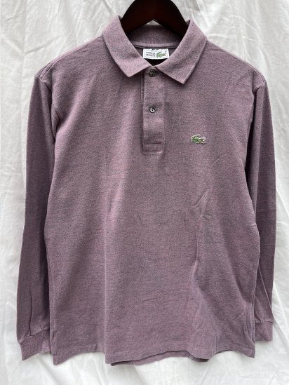 <img class='new_mark_img1' src='https://img.shop-pro.jp/img/new/icons50.gif' style='border:none;display:inline;margin:0px;padding:0px;width:auto;' />80's~ Vintage Lacoste L/S Polo Shirts Made in France 