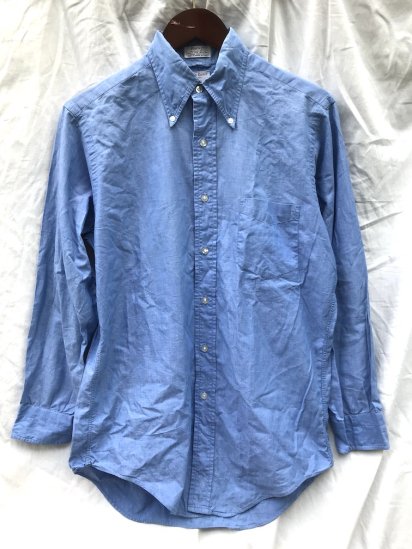<img class='new_mark_img1' src='https://img.shop-pro.jp/img/new/icons50.gif' style='border:none;display:inline;margin:0px;padding:0px;width:auto;' />80's ~ Vintage SERO Button Down Shirts Made in U.S.A Sax