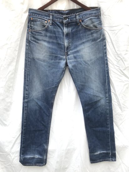 <img class='new_mark_img1' src='https://img.shop-pro.jp/img/new/icons50.gif' style='border:none;display:inline;margin:0px;padding:0px;width:auto;' />90's ~ Old Levi's 505 Denim Pants Made in Spain Indigo (SIZE : 3633)