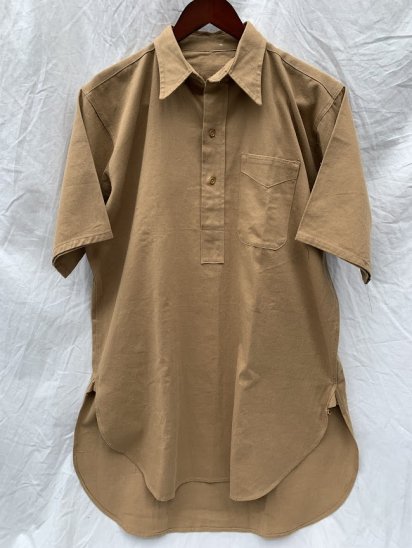 Dead Stock 40's Vintage Khaki Drill Work Shirts 