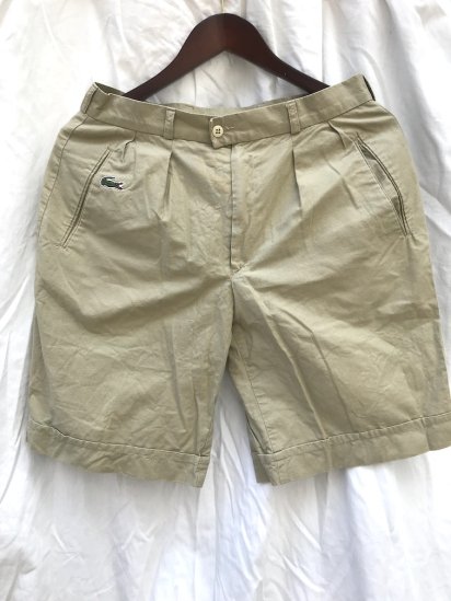 <img class='new_mark_img1' src='https://img.shop-pro.jp/img/new/icons50.gif' style='border:none;display:inline;margin:0px;padding:0px;width:auto;' />80'sVintage French Lacoste Shorts MADE IN FRANCE (SIZE : W30)