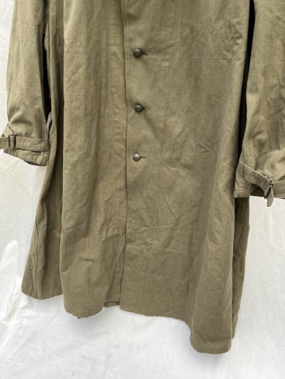 50's Vintage Dead Stock French Army M-38 Motorcycle Over Coat