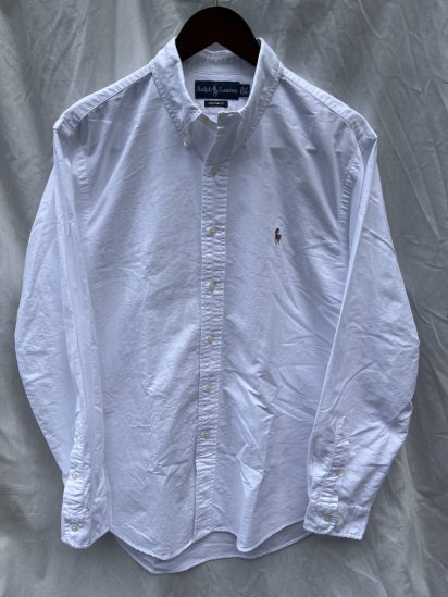 <img class='new_mark_img1' src='https://img.shop-pro.jp/img/new/icons50.gif' style='border:none;display:inline;margin:0px;padding:0px;width:auto;' />Old Ralph Lauren Oxford Shirts White (SIZE : 16 1/2)
