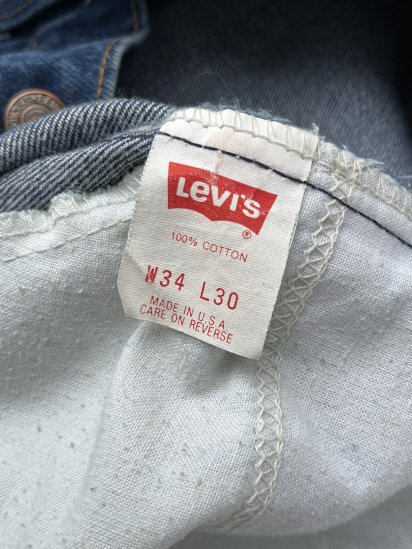 90's Old Levi's 515 Denim Pants Made in USA Indigo (approx size