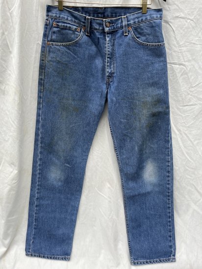 90's Old Euro Levi's 521 Denim Pants Made in Poland Indigo (approx size : 34 x 32)