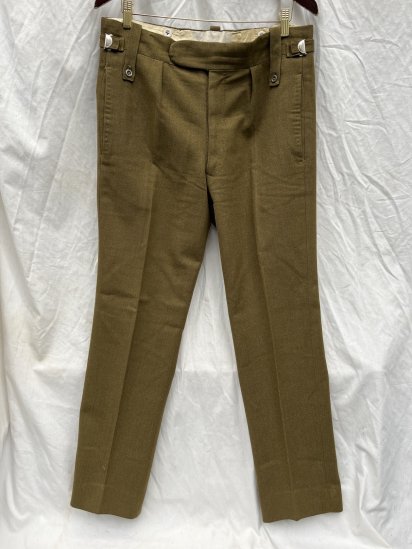 <img class='new_mark_img1' src='https://img.shop-pro.jp/img/new/icons50.gif' style='border:none;display:inline;margin:0px;padding:0px;width:auto;' />1982 Dated British Army No.2 Trousers by Gieves&Hawkes (Approx : W35 x L31.5)