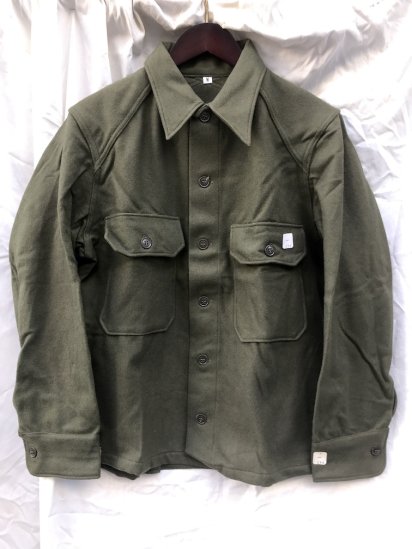 50's Vintage US Army Cold Weather Wool Field Shirts (SIZE : M) / 1
