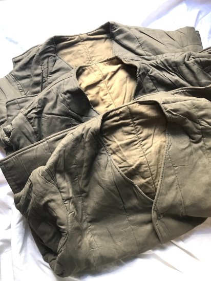 60's~ Vintage Dead Stock Czech Army Liner Jacket 
