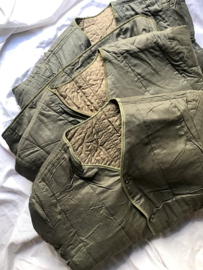 80's~ Vintage Dead Stock Czech Army Liner Jacket 