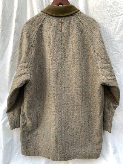 90's Vintage Grenfell Wool Lined Tweed Country Coat Made in ...