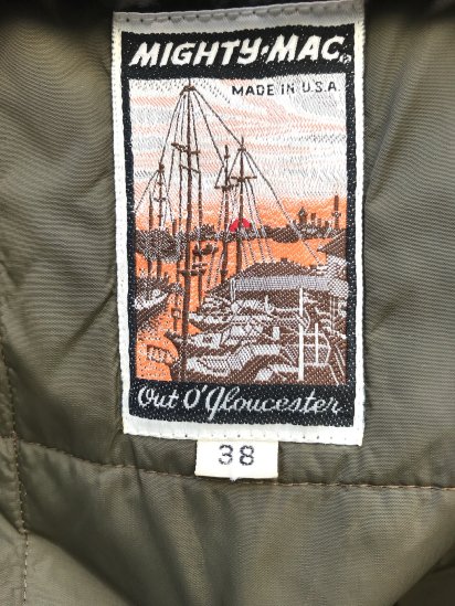 70-80's Vintage Mighty Mac Harf Coat MADE IN U.S.A (SIZE : 38 ...