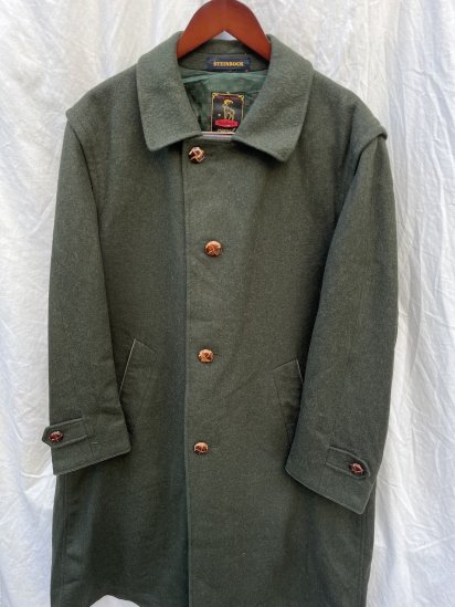 Vintage Steinbock Loden Coat Made in Austria Loden Green (Size 