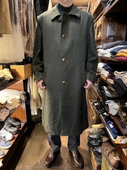 70's ~ Vintage Steinbock Loden Coat Made in Austria Loden Green