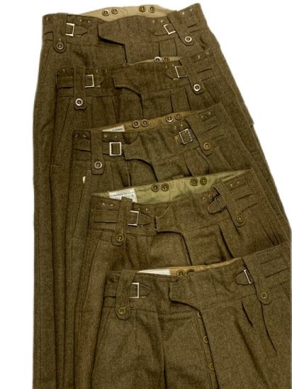 5】50s Vintage British Army 1949 Pattern Battle Dress Trousers 50
