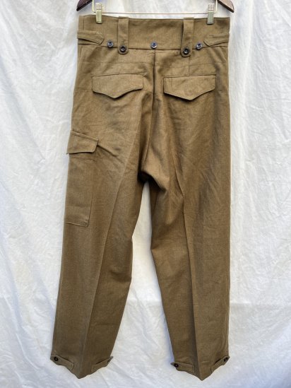 50's Vintage Australian Army Battle Dress Wool Trousers Good Condition -  ILLMINATE Official Online Shop