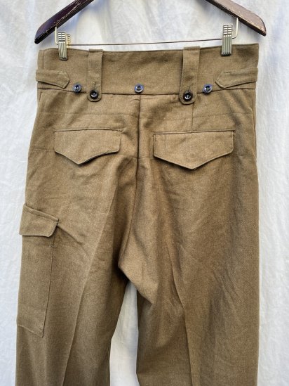 50's Vintage Australian Army Battle Dress Wool Trousers Good Condition -  ILLMINATE Official Online Shop