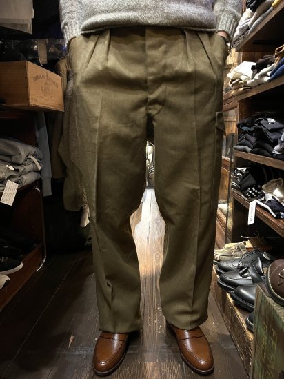 50's Vintage Australian Army Battle Dress Wool Trousers Good Condition -  ILLMINATE Official Online Shop