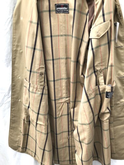 80-90's Vintage Invertere x DAKS Balmacaan Coat Made in England