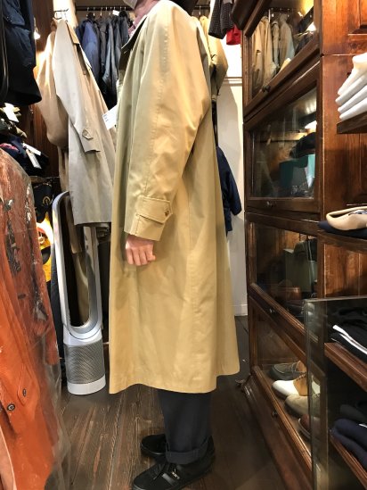 80-90's Vintage Invertere x DAKS Balmacaan Coat Made in England