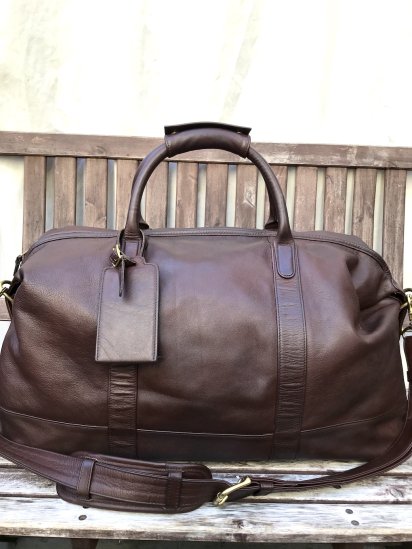 <img class='new_mark_img1' src='https://img.shop-pro.jp/img/new/icons50.gif' style='border:none;display:inline;margin:0px;padding:0px;width:auto;' />Vintage Old COACH Leather BOSTON BAG MADE IN U.S.A Good Condition (M/Brown)