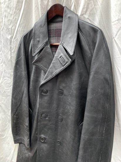 70-80's Vintage WBrest Barnstormer Leather Jacket (Size : approx M~L)